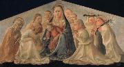 Fra Filippo Lippi Madonna of Humility with Angels and Carmelite Saints Spain oil painting artist